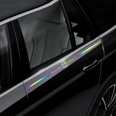 Новая 60см Лазерная Наклейка на Лобовое Стекло Автомобиля Авто Декали для Volkswagen Golf MK4 MK6 MK7 Jetta Touareg Beetle Passat Polo Tig