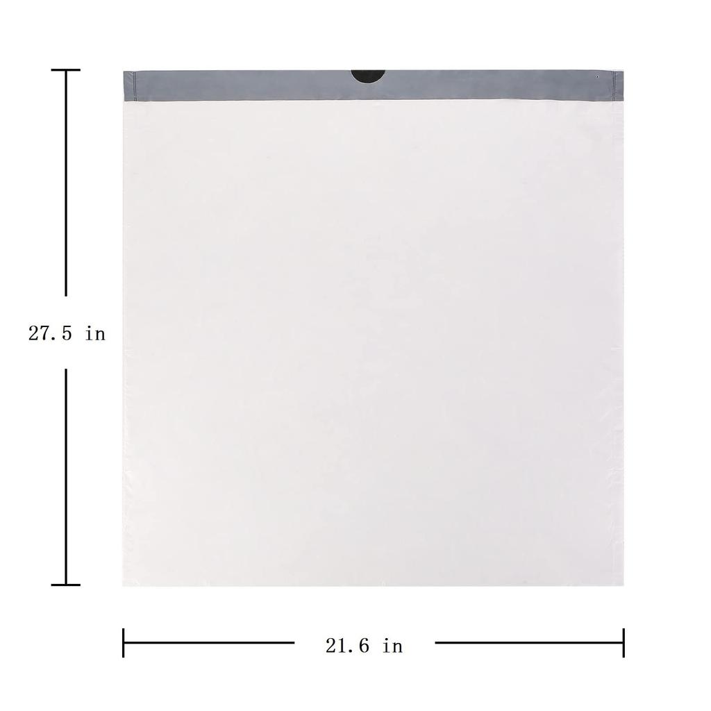 30 л мешок для мусора вкладыш для мусорного ведра 100 шт мешок с завязкой с толстой резиной для гостиной ванной комнаты, спальни, кухни, офиса,