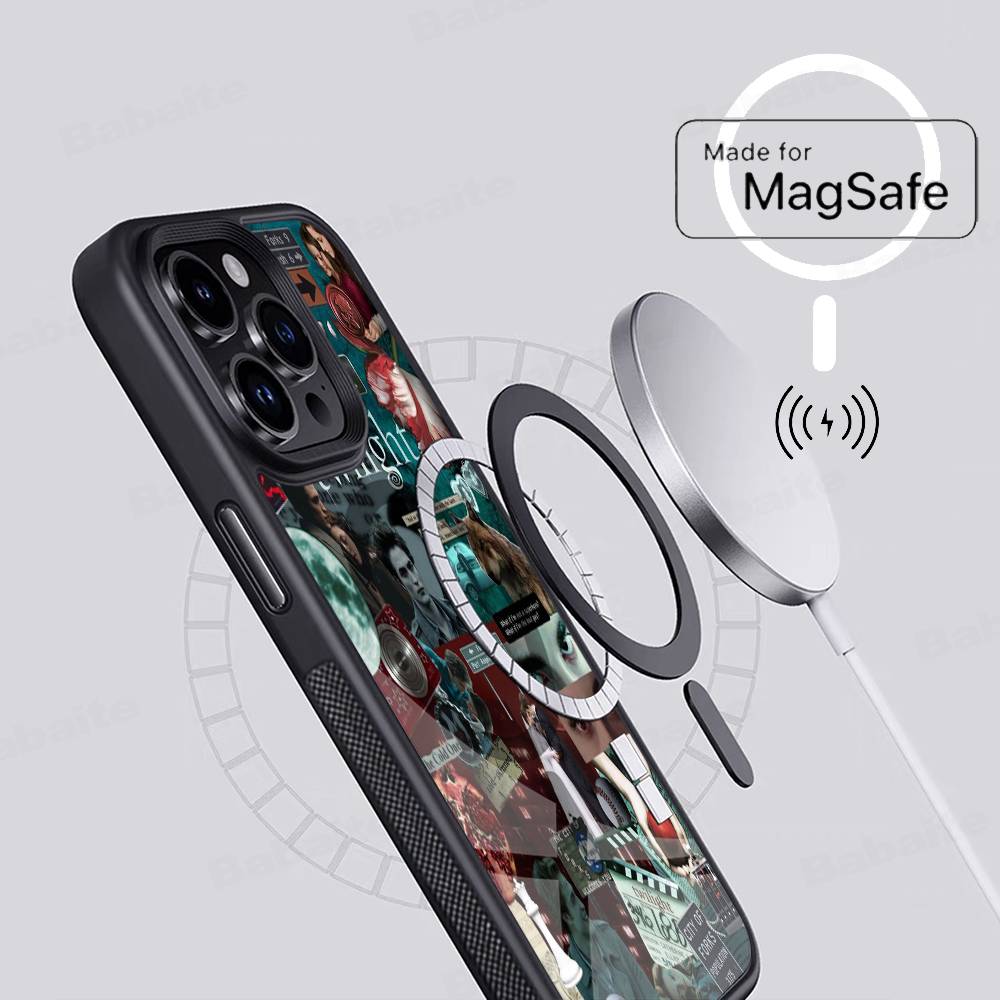 ТВ Сумерки Изабелла Эдвард Каллен Для Чехла Телефона Для IPhone 17 16 15 14 13 12 11 Pro Max Для Чехла Беспроводной Зарядки