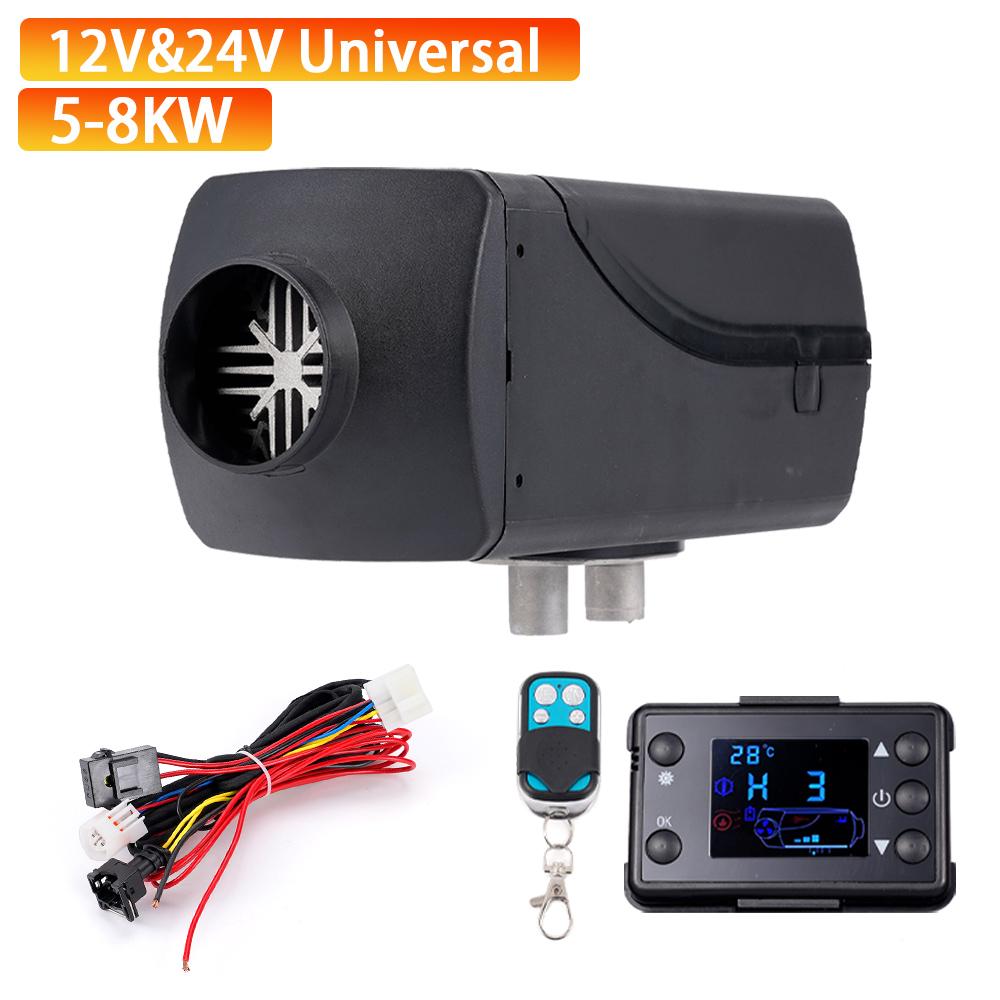 12V&24V Universal  Car Heater LCD Digital Switch Remote Control Main Wiring Harness Air Parking Heater For Car Truck Boat