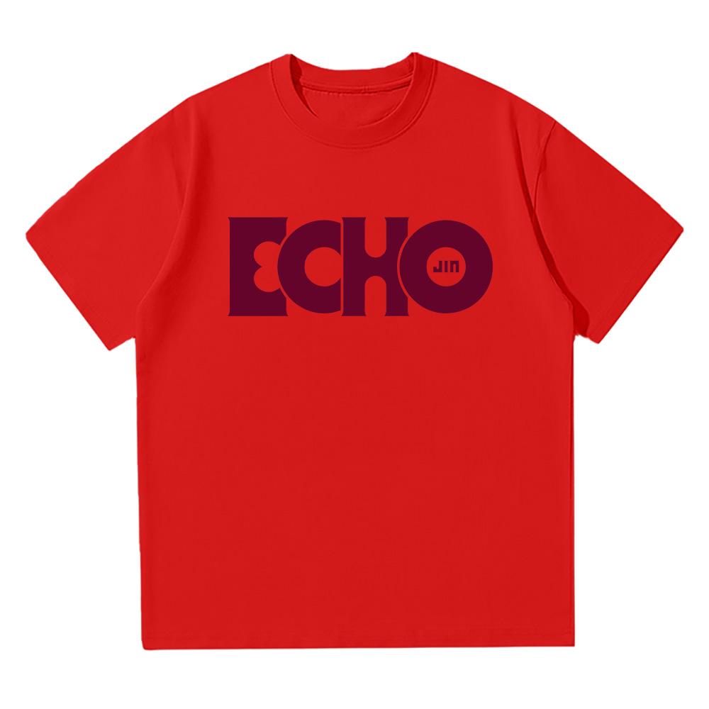 Jin Echo Solo Album T-shirt Fashion Men/Womne New Album 2025 Y2K T-Shirt Unisex High Quality Vintage Cool Cotton Tee Korean Kpop