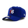 Кепка 9FORTY SNAPBACK CAP 940 Кепка MLB NFL NBA MLS Snapback Бесплатная кепка Philadelphia 76ERS [New Era] A-FRAME A-Frame (JP, Алфавит, Размер, (синий)) [Элемент]