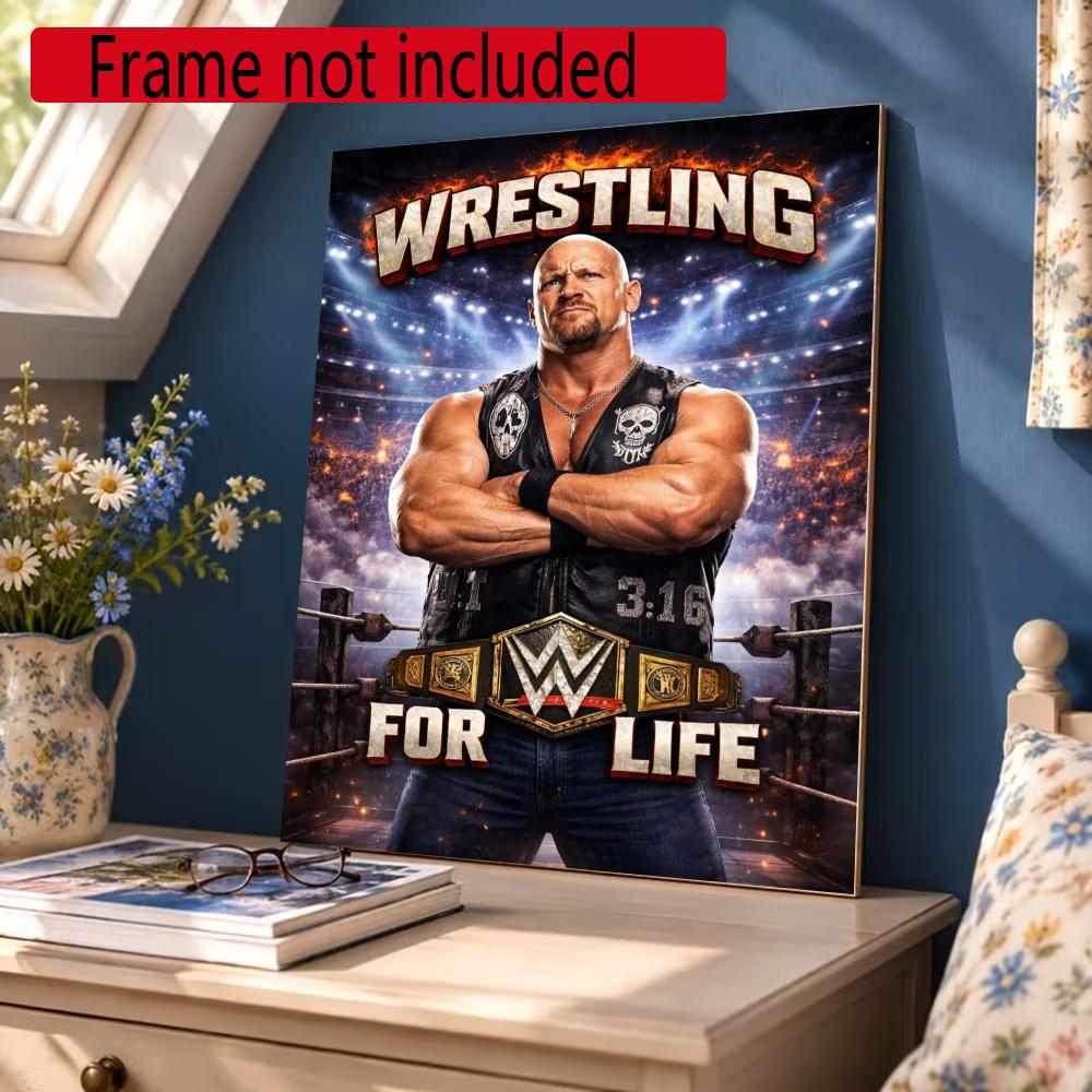 Stone Cold Steve Austin 5D Diamond Painting Round Diamond Rhinestones Mosaic Diamond Embroidery Wall Paintings Rhinestones Gift Frameless