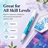 Автоматическая ручка-диспенсер для бусин Diamond Art, Подходит для круглых бусин 2,8 мм, Прочная, Без воска и эргономичная