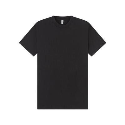 Casual Classics Унисекс Взрослая футболка оверсайз с кислотной стиркой, гребенной хлопок кольцевого прядения, удлиненный вырез