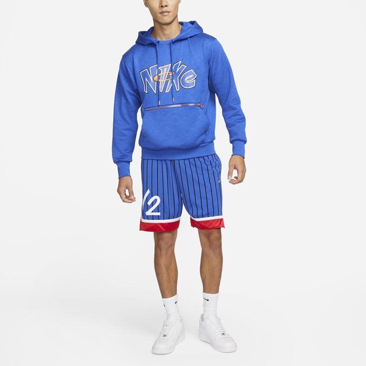 Nike Толстовки Мужские Синие С Капюшоном Умеренная Обычная DA5990-480