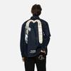 Evisu SS24 Семейный Цветочный Стежок И Канагавский Серфинг Большой Принт M Повседневная Широкая Джинсовая Рубашка Мужские рубашки Джинсово-Синий 2ESHTM4DL7012RXDN