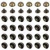 Dome Spiked Mushroom Nail Round Screw Back Spiked Rivets for Leather Bronze 9/16" Rivets, 100-Pack, Type, Head, Head, Clothes, Crafts, Belts,