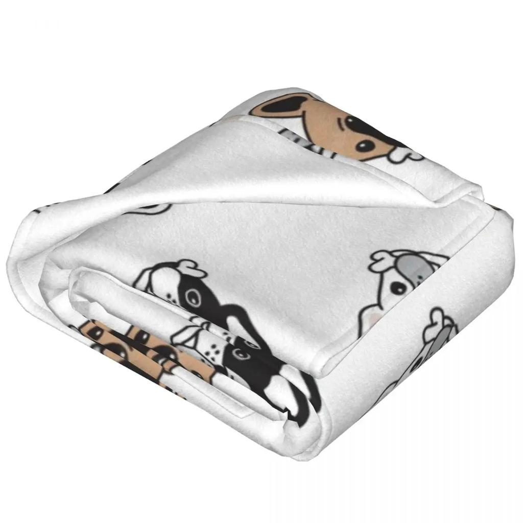 French Bulldog Dog Flannel Blankets Animal Warm Soft Bedding Throws for Couch Bed Travelling Colorful Bedspread Sofa Bed Cover