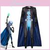 Halloween Megamind Cosplay Jumpsuit Cloak Glove Set Performance Costume For Anime Events