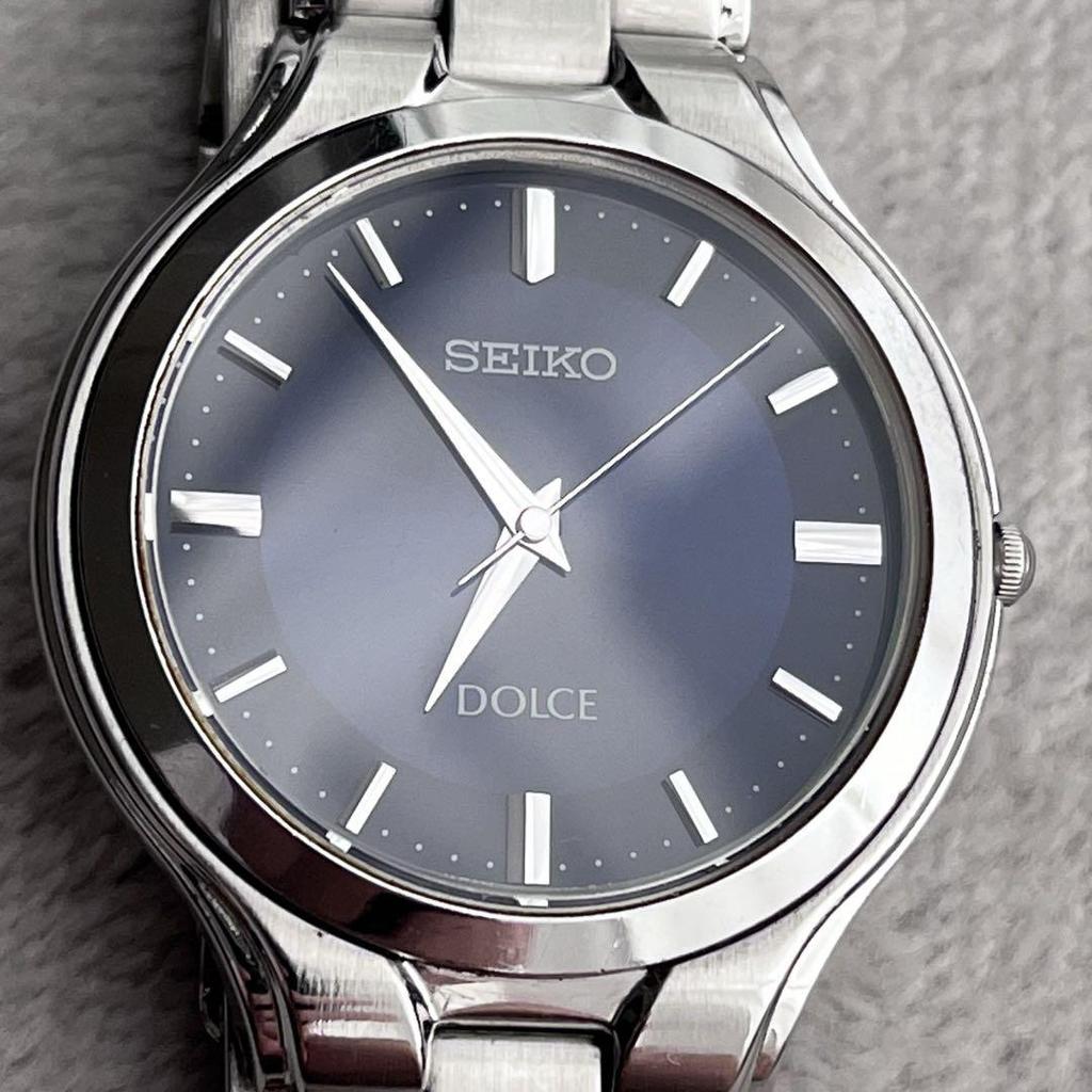 [Б/У] Рабочие SEIKO DOLCE 8J41-0A10 Синий циферблат