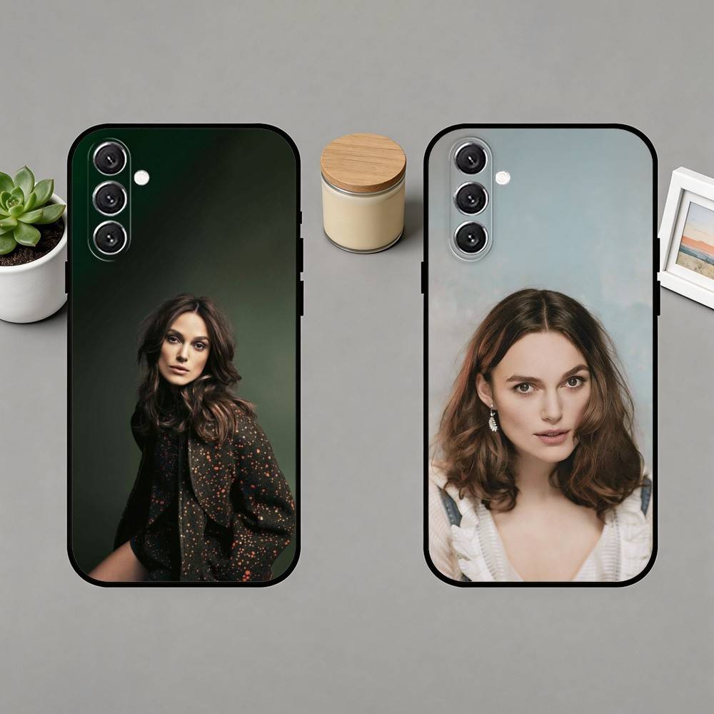 Чехол для телефона K-Keira Knightley для Samsung Galaxy A91,80,73,72 ,71,53,52,32 ,31,22,21s,20, Мягкий черный чехол