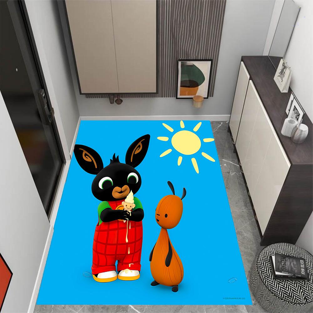 Bing's Birthday Celebration Carpet Design for Bedrooms Outdoor Kitchen Hallway Anti-slip Rug Anime Office Decor Spiritual Gift