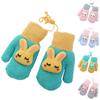 Toddler Baby Boys Girls Winter Knitted Gloves Children Cartoon Thickened Warm Gloves