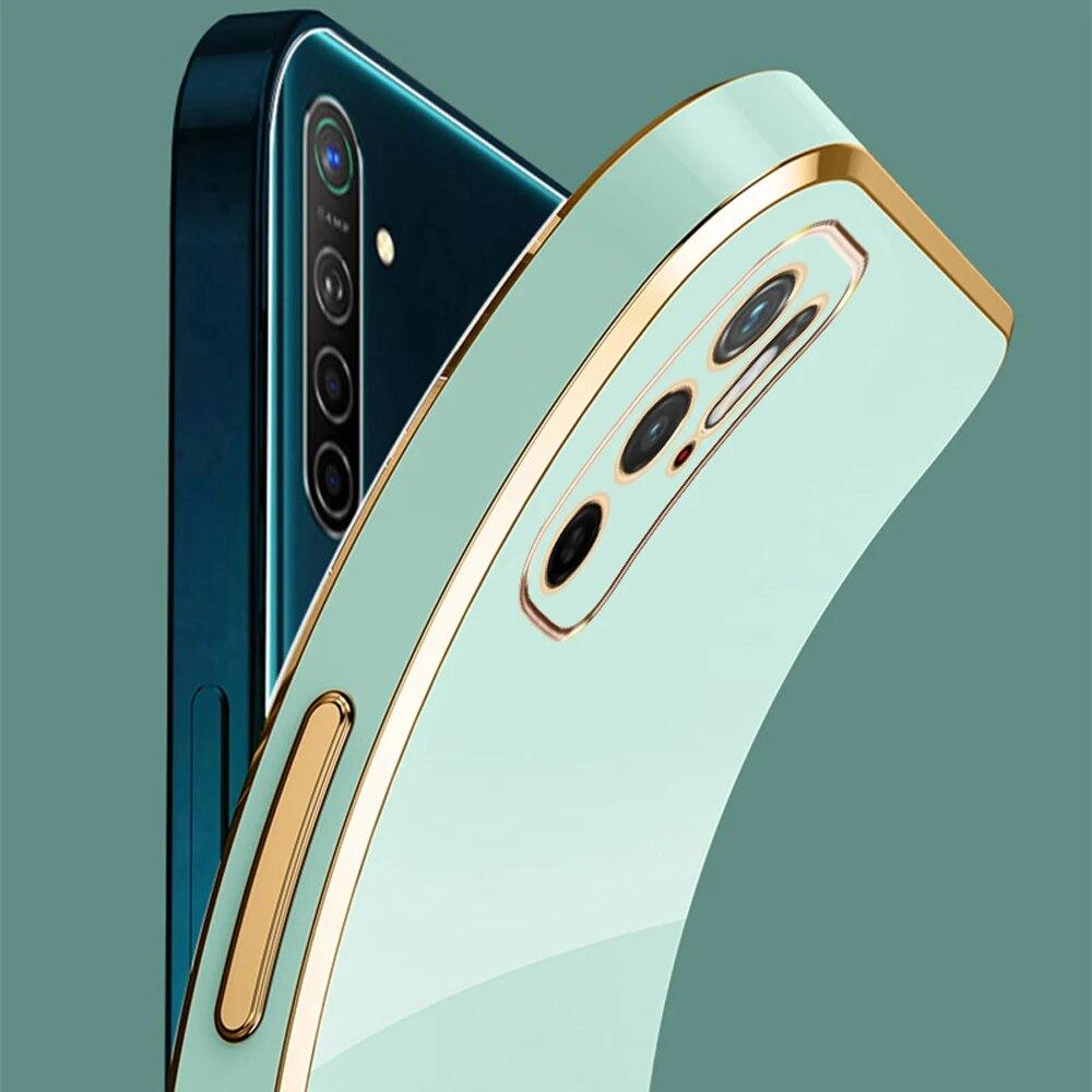 Чехол для Xiaomi Poco M3 Pro 5G Poco M3 Pro, чехол M2103K19PG M2103K19PI, роскошный чехол для телефона с квадратным покрытием, противоударная задняя крышка