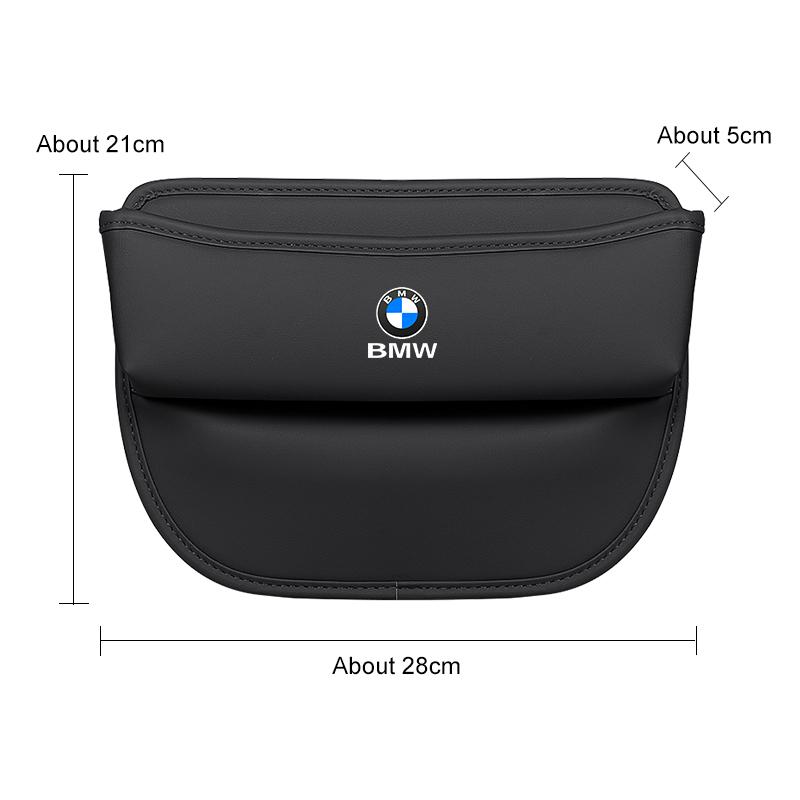 Car Seat Gap Organizer Storage Box PU Leather Accessories For BMW E60 E90 F30 E70 G30 G20 1 2 3 5 6 7 Series X1 X2X3X4 X5 X6 X7 DLS0