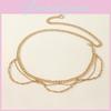 Womens Metallic Waist Chain With Engraved Style Fashion Belt For Versatile Outfits