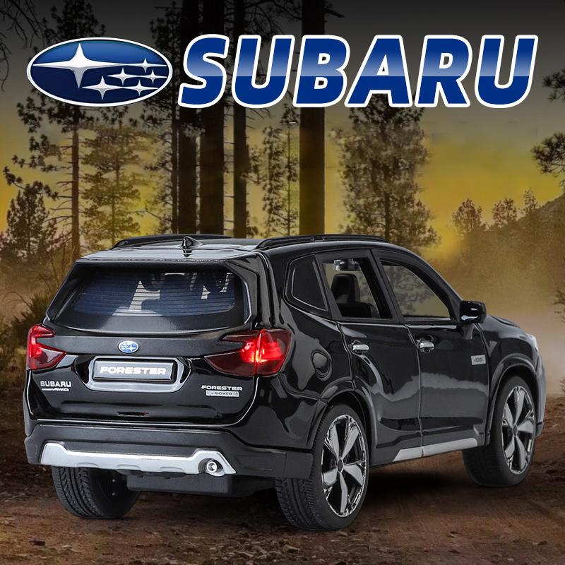 1/30 Subaru Forester Внедорожник Сплав Мускул-кар Модель Звук и Свет Оттяни Назад Детская Игрушка Коллекционные Предметы Подарок на День Рождения