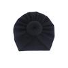 Infant Turban Baby Hat Solid Cotton Headwraps for Newborn Baby Girl Boy Cap Kids Donut Knot Beanies Bonnet Hair Accessories