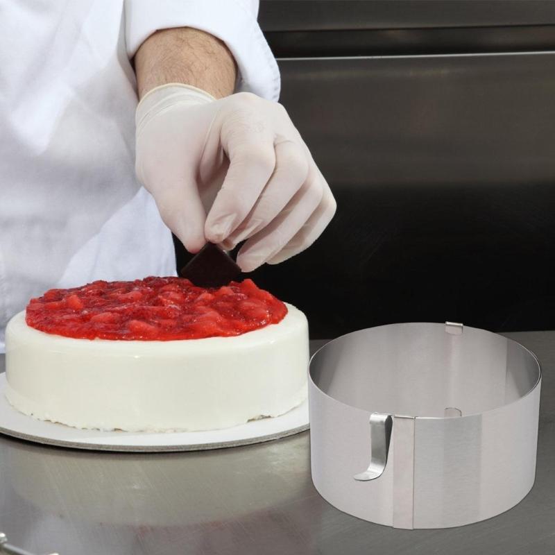10 шт. Кольца для торта из нержавеющей стали, фиксирующий зажим, зажим для колец для муссов, аксессуары для выпечки для дома, кухни, кондитерской, прочный