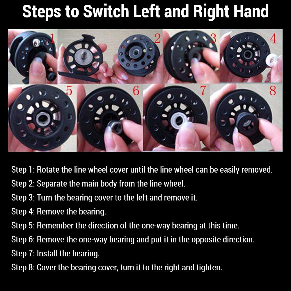 Катушка для нахлыста Передняя рыболовная катушка50 мм/60 мм Ручная катушка для зимней рыбалки