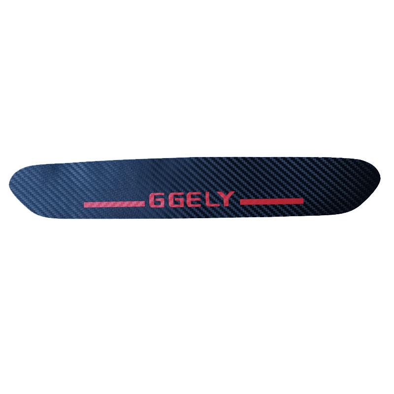 For Geely Coolray 2020 2021 Specialized High-position Brake Light Stickers Car Logo Carbon Fiber Texture Automobiles