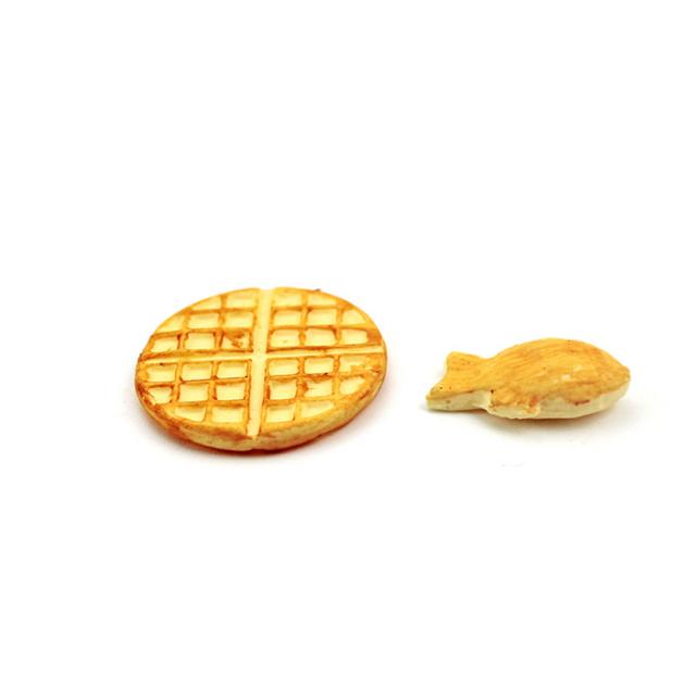 1/6 1/12 Doll House Simulation Miniature Mini Waffle Taiyaki Model Decor