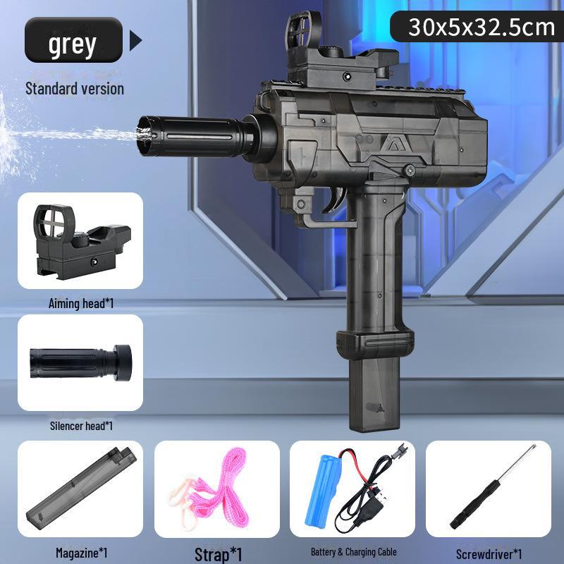 Водяной пистолет Uzi Electric Burst для детей – игрушка большой емкости для водных боев