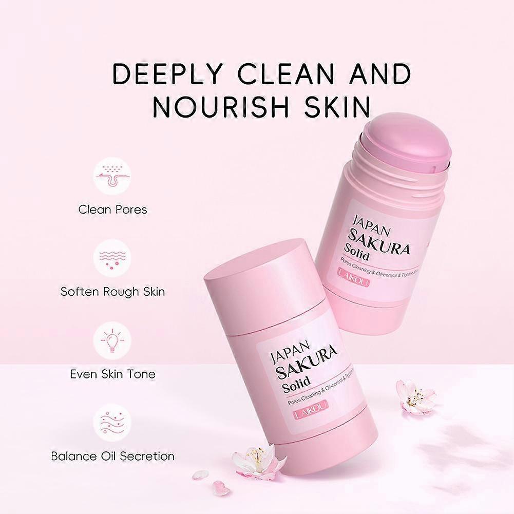 45g per piece (A) $Laike Sakura solid mask stick 45g smearable mask facial care cleansing