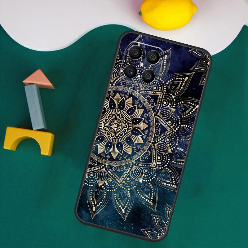 Чехол-мандала с цветком для Honor Magic 7 5 6 Lite Honor 200 Pro 50 70 90 Lite X9a X8a X8 X9 X8b X9c X9b