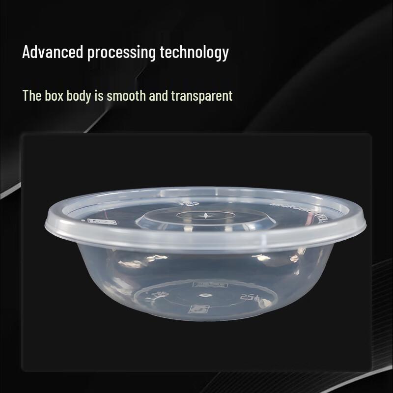 Yishengtong Disposable 150ml Round Meal Box with Lid