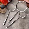 3 шт., сито, ложка, прочная мелкая сетка, ложка с масляным фильтром из нержавеющей стали, прочный долговечный фильтр для домашней кухни