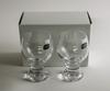 Bohemian Glass Gina Glass Wine Glass Set of 2