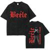 Rapper Beele Harajuku Album Vintage Washed Fashion TShirt Mens Oversized Tee Shirt Cozy Crewneck Short Sleeve T Shirt Fans Gift