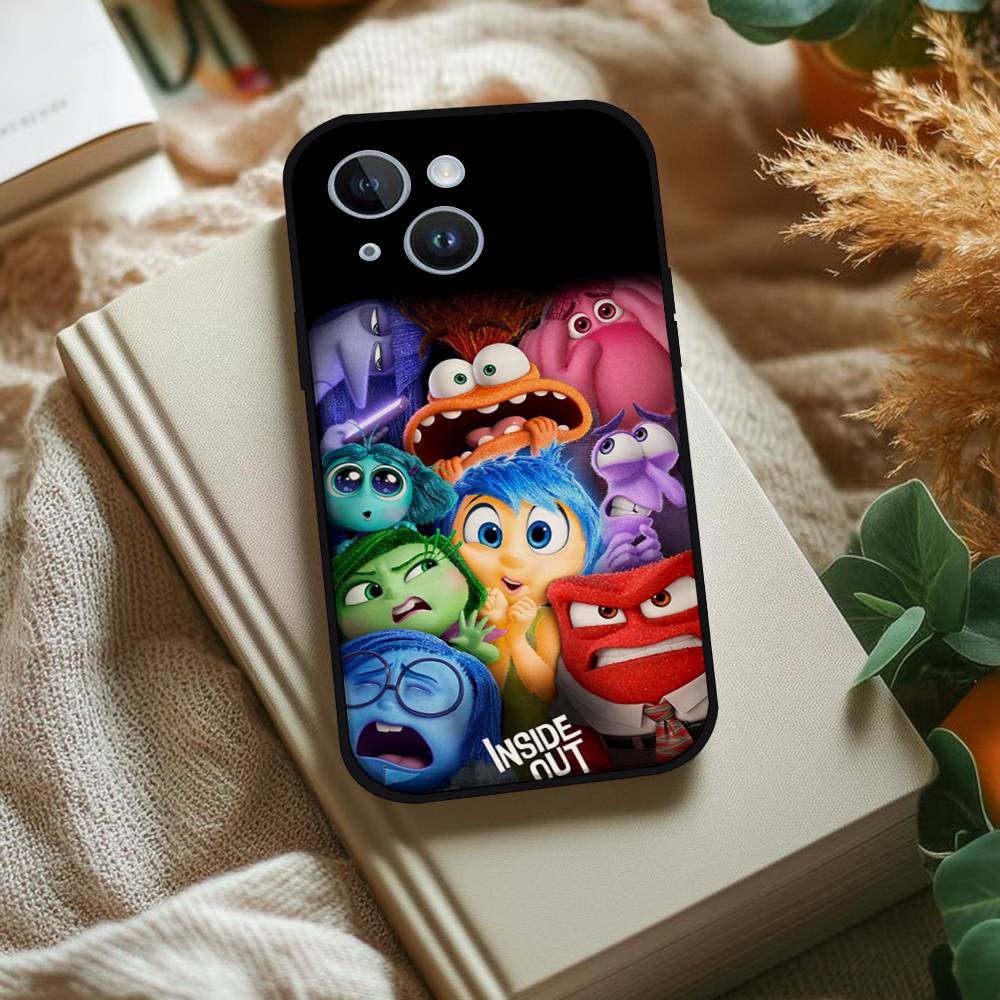 Чехол для телефона 'Головоломка 2' Семья Для IPhone 1716 15 14 13 Pro Max 11 12 Mini X Xs XR Черный Силиконовый Чехол