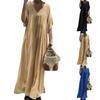 Women's Extra Long Dress Women's Lace Crochet Summer V-neck Flared Sleeves Solid Color Sundress