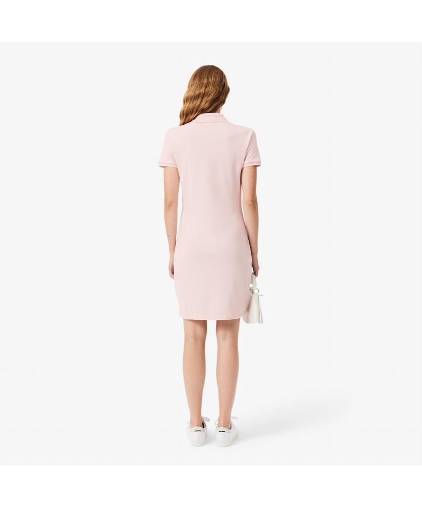 Женское приталенное мини-платье-поло Lacoste из мини-пике Ef5473-56G Ady