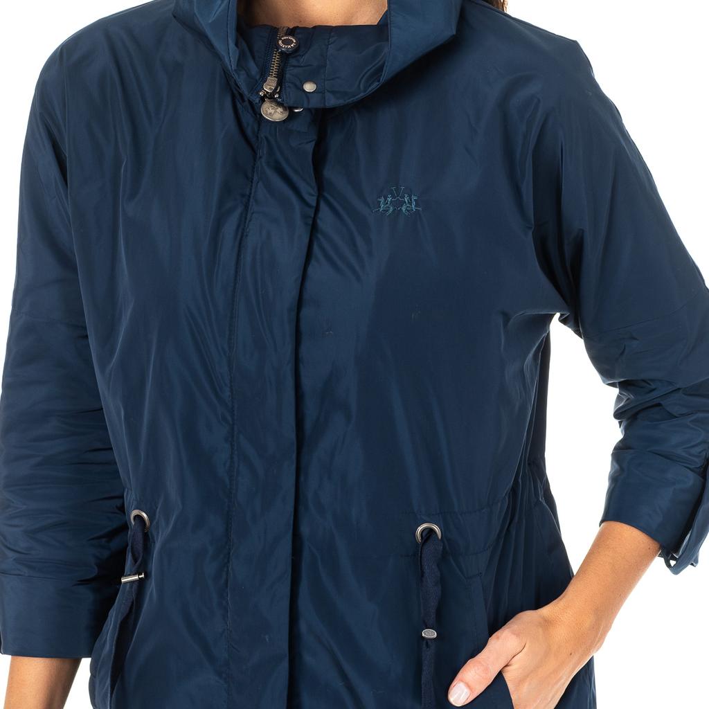 Женская куртка LWO004 с высоким воротом и длинными рукавами