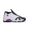 Air 14 Retro для школьников 'Fuchsia Blast' (унисекс) Белые / Фуксия Флэш / Черные Детские Баскетбольные Кроссовки 654969 119