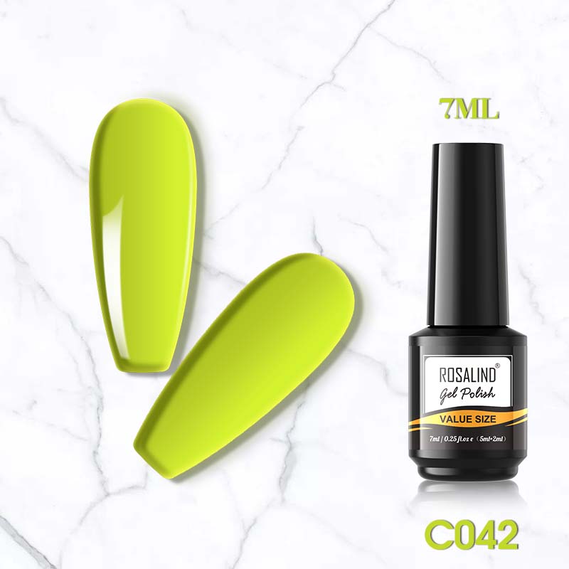 ROSALIND 7ml 59 Colors Manicure Semi Permanent Glitter Gel Nail Polish Long Lasting Top Base Gel UV LED Varnishe Fashion Nail Art