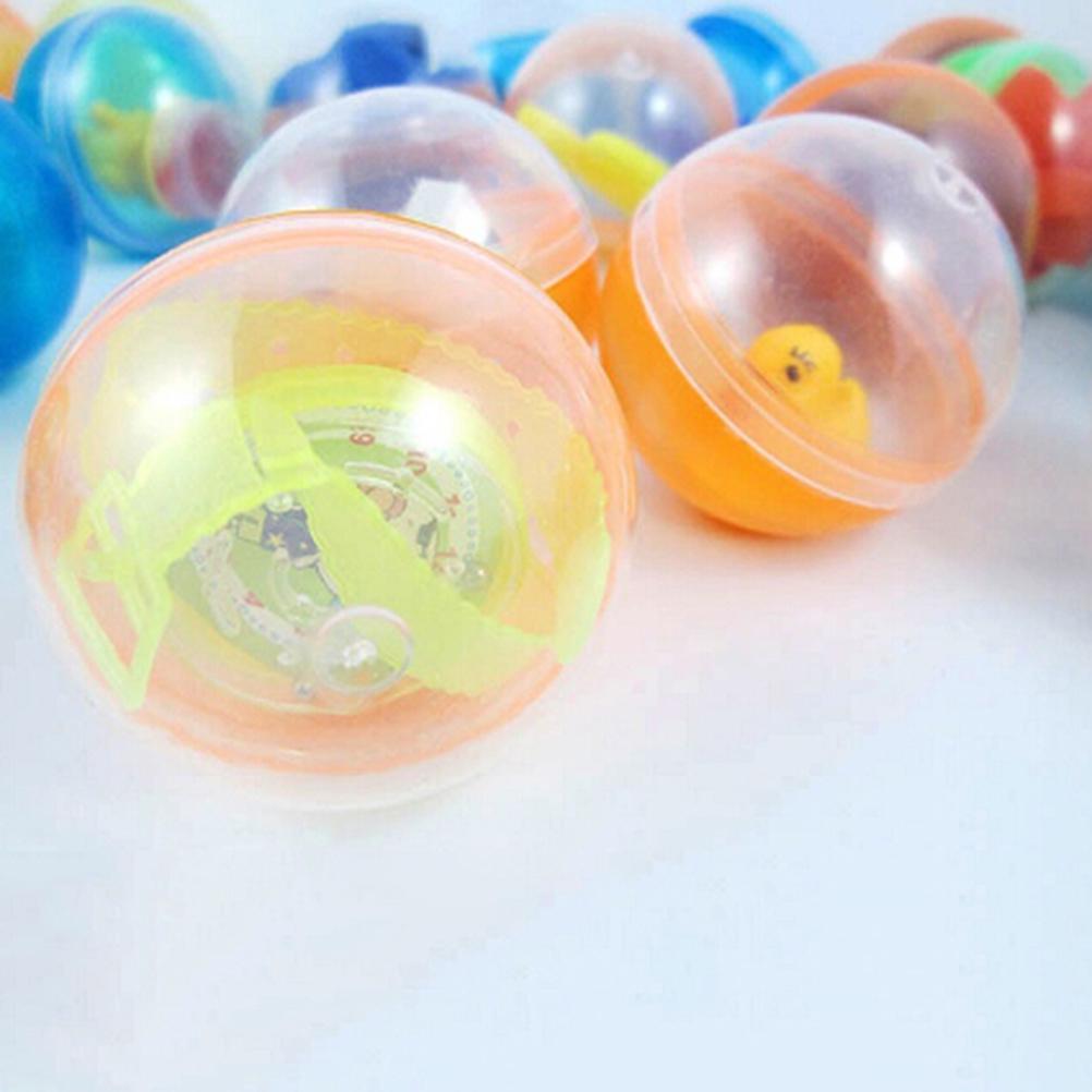 10 шт 45 мм пластиковые шарики капсулы игрушки с различными маленькими игрушками торговый автомат