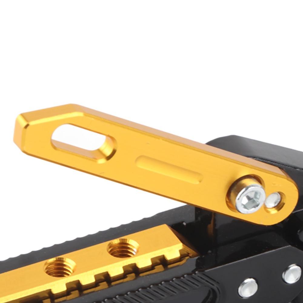 Universal Fit Side Parking Bracket CNC Aluminum Alloy Motorcycle Kickstand For Modified Vehicles