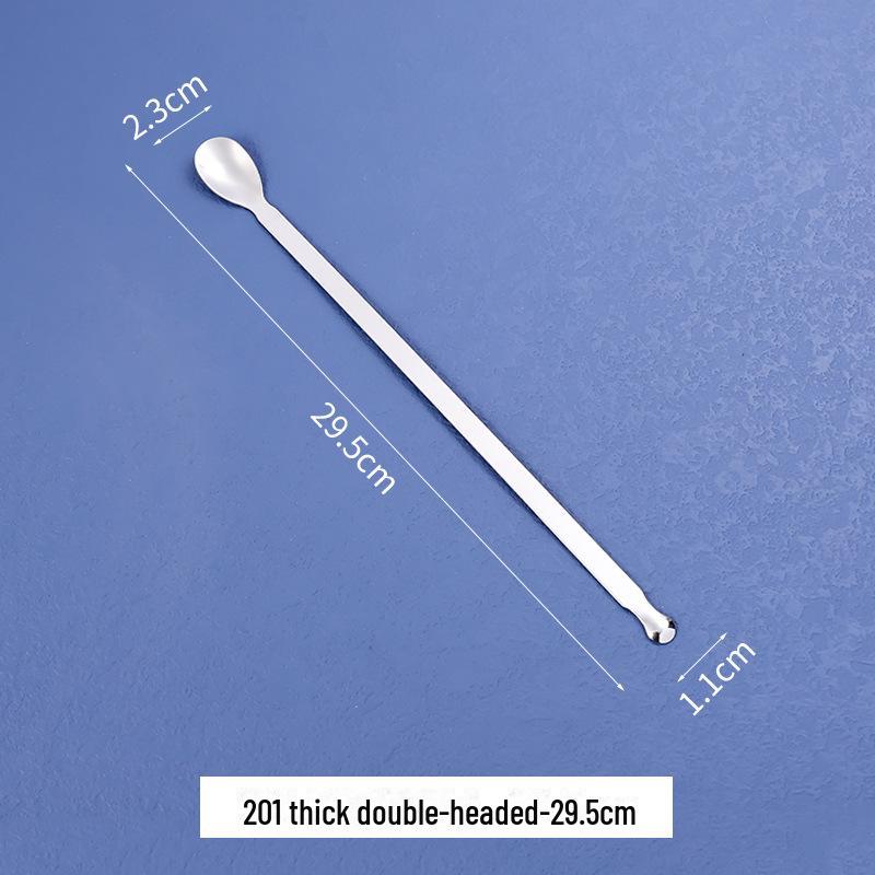 Медицинская ложка из нержавеющей стали для упаковки косметики — вариант с одной или двумя головками