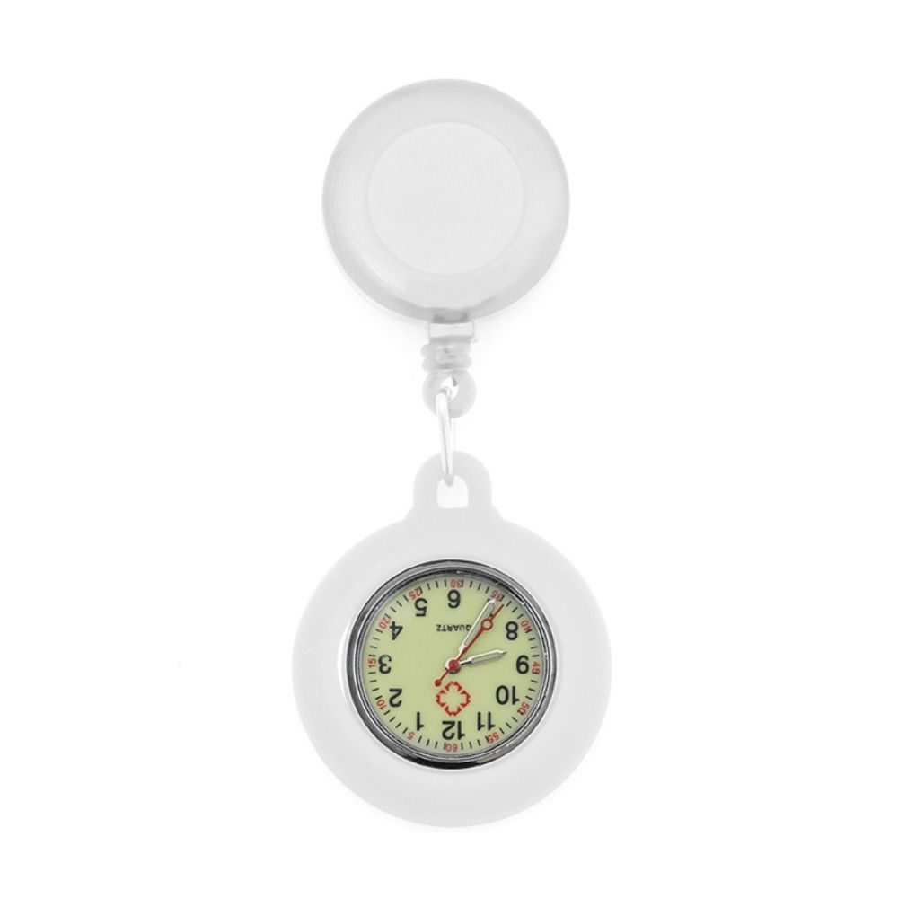 Silicone Pocket Watch Clip-on Doctor Hanging Luminous Fob Watch Nurse