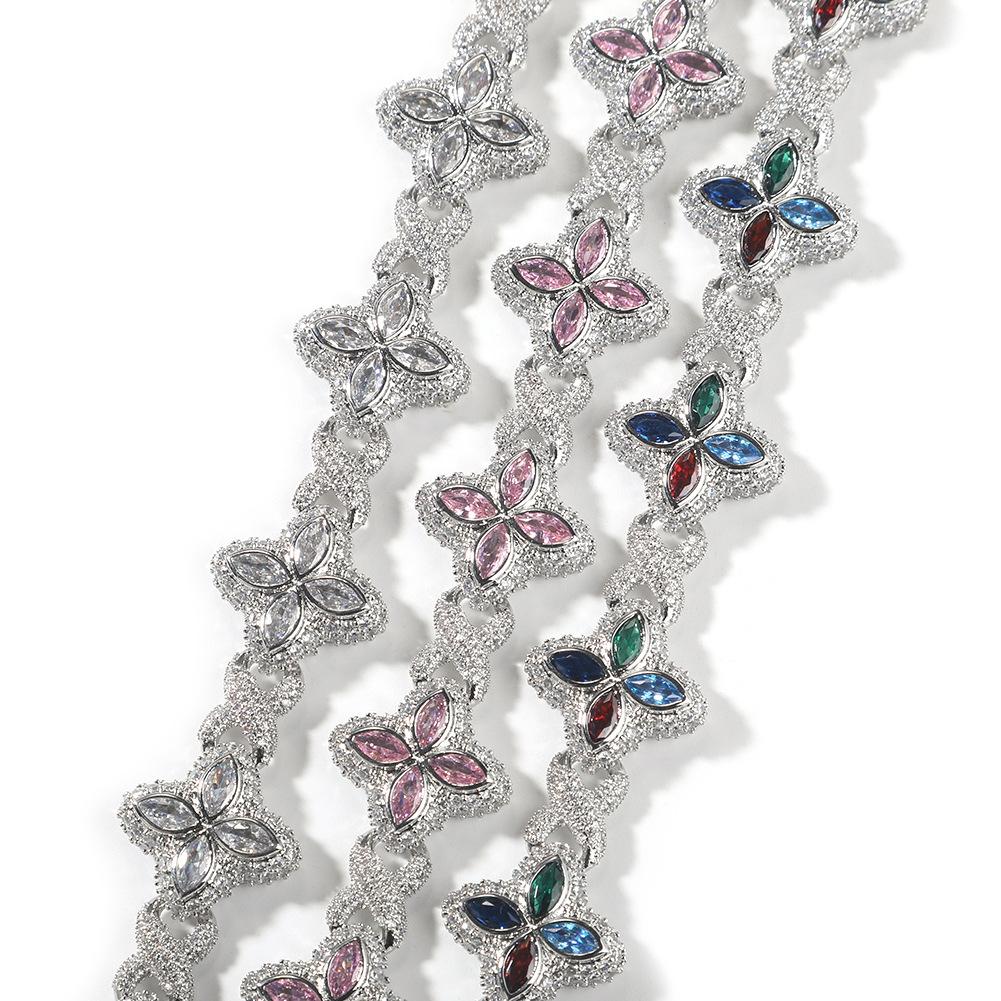 Sparkling Stainless Steel Necklace & Bracelet