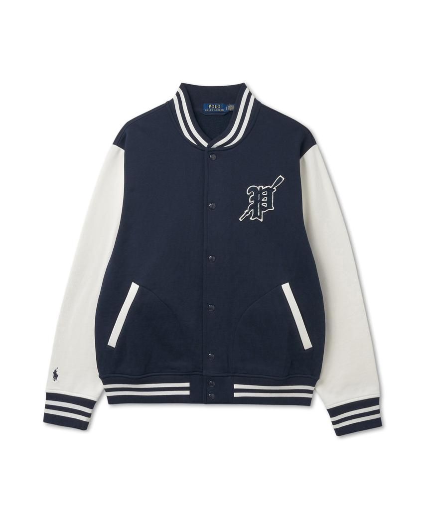 Polo Ralph Lauren Fleece Baseball Jacket - Navy