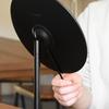 Настольное зеркало из дерева с регулируемым вращением и углом наклона "Table Mirror" - (грецкий орех).