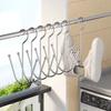 Stainless Steel Shoe Drying Rack Balcony Window Sill Windproof Hanging Shoe Drying Rack Outdoor Shoe Drying Artifact