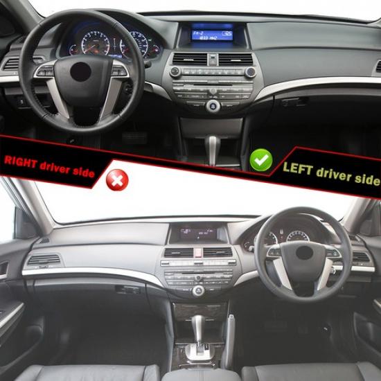 Left Driver Side Mirror Cover Cap Accessories For Honda Accord 2008-2012 White
