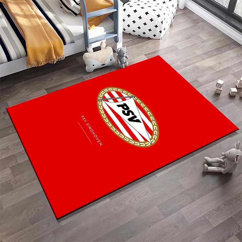 PSV Eindhoven Emblem Design Rug Non-slip rug suitable for living room and bedroom sofas